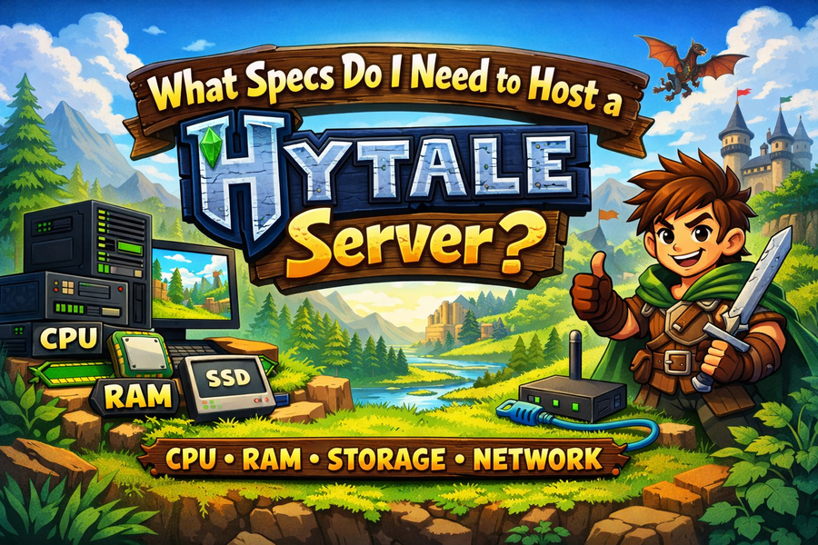 What specs do I need to run a Hytale server smoothly without lag?